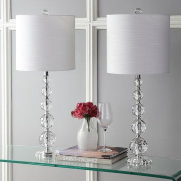 Nala 28.5" Crystal LED Table Lamp - JONATHAN Y